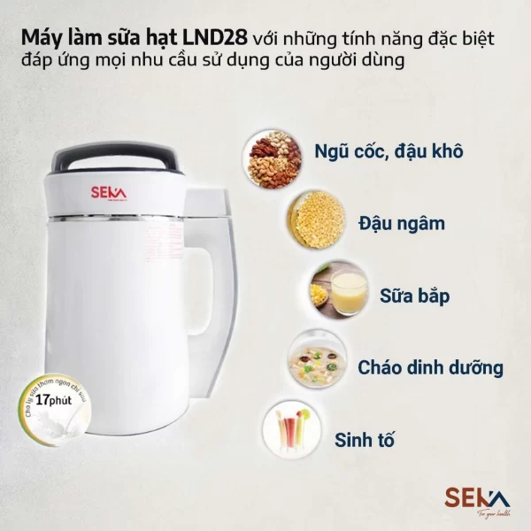 Máy Làm Sữa Hạt SEKA LN-D28 3