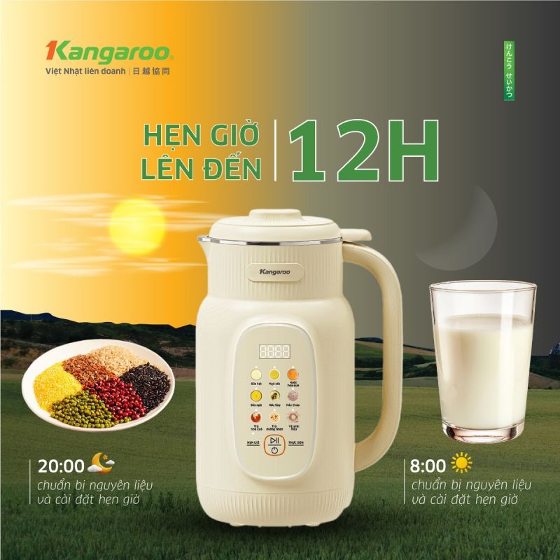 Máy làm sữa hạt Kangaroo KGNM135B01 8